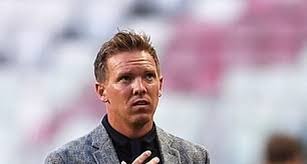 Nagelsmann eluded to the nature of his attire before the game, telling fans he had planned a 'special' suit for the game. Exclusive Julian Nagelsmann Plots Man United S Downfall As He Speaks On Rb Leipzig Thriving Without Timo Werner Memories Of Ole Gunnar Solskjaer In 99 And Another Outrageous Suit Choice