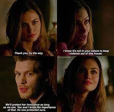 The Originals Season 4 Episode 07 Hayley And Klaus Talk About Hope Vampire Diaries Memes The Originals The Originals Tv