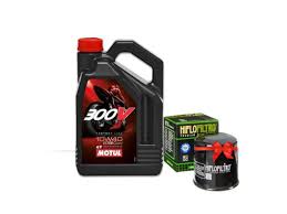 Pack Motul 300v 10w40 4l Hiflo Hf204 Oil Filter Free Moto Vision