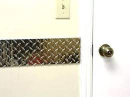 Our smooth metal chair rails can take a beating from chairs, carts, hand trucks and still look great. Diamond Plate Chair Rail Brings Unique Visual Shock