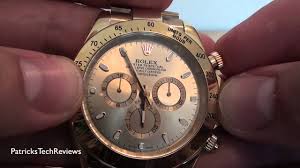 Original rolex daytona 116509 750 weissgold mit silber graues special racing. Rolex Replica Daytona Oyster Perpetual 18k Gold Superlative Chronograph Officially Certified Youtube