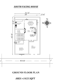 Autocad drawing of a house floor layout plan of plot size 20'x50'. 1 Bhk Plan In Autocad Download Download Autocad