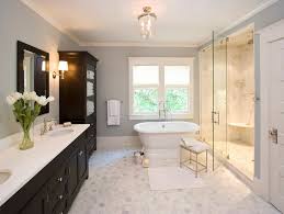 Best kitchen cabinet color ideas: Espresso Cabinets Traditional Bathroom Clawson Architects