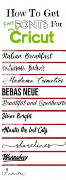 How To Get Free Fonts For Cricut Design Space Team Healthy Mom Free Fonts For Cricut Cricut Expression Cricut Tutorials
