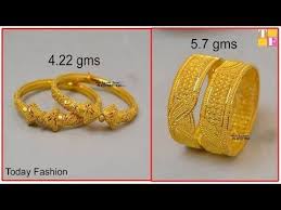 Gold Bangles In 10 Grams Gold Jewelry Simple 1 Gram Gold Jewellery Online Gold Jewellery