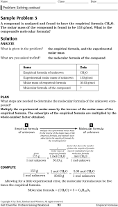 For this reason, it's also called the simplest ratio. Problem Solving Empirical Formulas Pdf Free Download