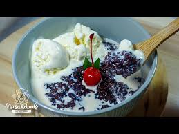 Rebus susu, air, air rebusan ketan, dan gula hingga mendidih. Bubur Ketan Hitam Special Jajanan Tradisional Aneka Bubur Indonesia Litetube