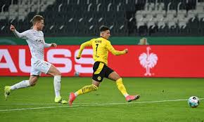 Herzlich willkommen auf der website von borussia mönchengladbach. Dfb Pokal Jadon Sancho Schiesst Borussia Dortmund Gegen Monchengladbach Ins Halbfinale Der Spiegel