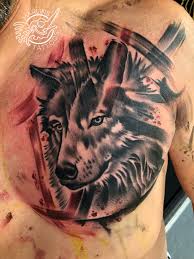 Black And Grey Wolf Tattoo Wolf Tattoo Marlins Tattoos Grey Wolf Tattoo Black And Grey Tattoos Wolf Tattoo