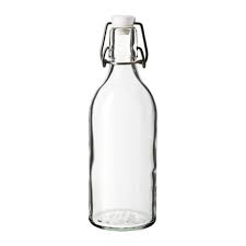 Korken Clear Glass Bottle With Stopper Volume 0 5 L Ikea Bottle Clear Glass Carafe