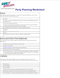 Include such details as the date and time (typically 7 p.m., which allows an hour for cocktails, appetizers, and mingling), the deadline to rsvp (a week before party day), your address, and. Party Planning Worksheet Checklist Templates At Allbusinesstemplates Com