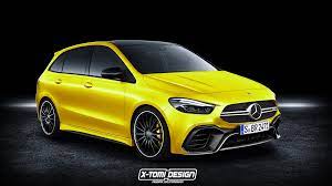 El lado oscuro de mercedes. Mercedes Amg B35 4matic Disguises Bulk With Yellow Paint Autoevolution