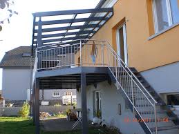 Ateliers Thines Baustert Terrasses Structure Metallique Asselborn Luxembourg Aussentreppe Balkonentwurf Anbaubalkon