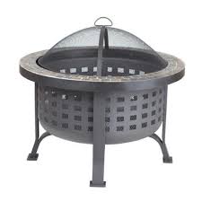 Moveable fire pit on wheels. Wheels Fire Pits Outdoor Heating The Home Depot