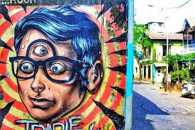 The Murals Of Bandra Bombay Wall Art The context of your question is about beautiful or lots of graffiti.