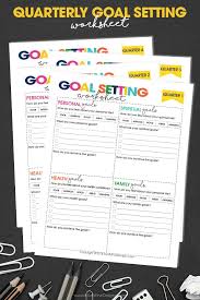 Quarterly Goal Setting Worksheets Free Printable Downlaod Goal Planning Worksheet Goal Setting Worksheet Goal Setting Worksheet Printables