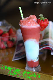 Strawberry Margarita Sherbet Float Recipe Strawberry Margarita Iced Drinks Recipes Sherbet Floats