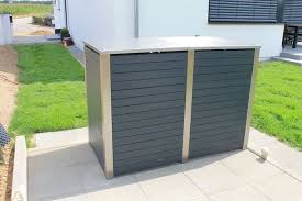 Mulltonnenbox Edelstahl Mit Kunststoff Von Zaun Fackler Mulltonnenbox Edelstahl Mulltonnenbox Haus Aussenbereiche