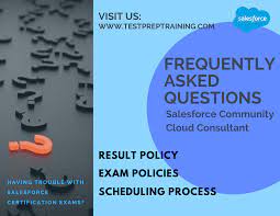 Salesforce Community Cloud Consultant Faq Testprep Training Tutorials