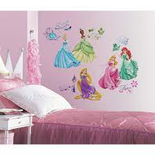 Wall decals home depot naindien via naindien.com. Roommates Disney Princess Royal Debut Peel And Stick Wall Decals The Home Depot Canada
