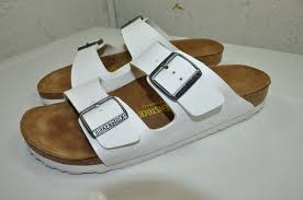 Birkenstock Arizona White Leather 236 Birkenstock Arizona Sandals White Leather New W O Box 41 Women 10 M Birkenstock Sandals Arizona Sandals Leather