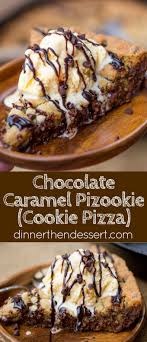 Bj S Mini Deep Dish Pizza A Chocolate Caramel Pizookie With A Dash Of Sea Salt Is A Delicious Giant Deep Dish Cookie Pizza Just Asking Oreo Dessert Recipes Dessert Recipes Dessert Pizza