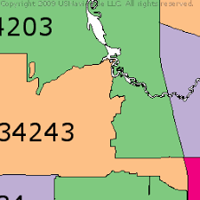 Zip Code Map 34243 Time Zones Es United States Ups Time Zone