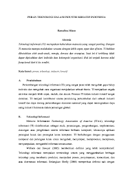 Sampah, bank sampah, aplikasi, efektif. Pdf Peran Teknologi Dalam Industri Kreatif Indonesia Stisi Telkom Academia Edu