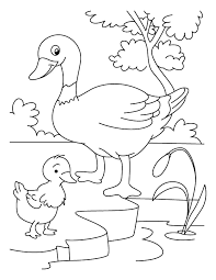 Kids love filling the coloring give your kids this cue coloring image of mama duck with her baby ducklings. Duck Coloring Pages Best Coloring Pages For Kids