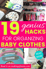 Holiday crafts, kids crafts, crochet, knitting, dolls, rubber stamps and much more! 19 Brilliant Baby Clothes Organizer Ideas Making Of Mom
