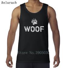 Us 13 02 12 Off Gay Bear Pride Distressed Bear Paw Woof Vest Crew Neck Hilarious Printing Sunlight Tank Top Men Free Shipping Sportswear In Tank