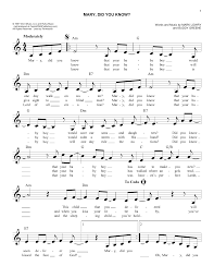 Sheet music by david angerman. Mary Did You Know Sheet Music Mark Lowry Lead Sheet Fake Book