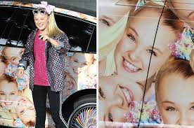 Help us improve this page. Jojo Siwa S Car Is Covered Entirely With Pictures Of Her Own Face