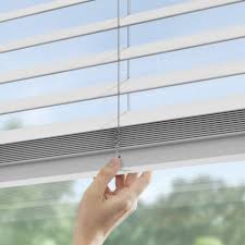 They tend to be more expensive than selectblinds right now. Levolor Trim Go 2 5 In Slat Width 35 In X 64 In Cordless White Faux Wood Room Darkening Full View Standard Horizontal Blinds In The Blinds Department At Lowes Com
