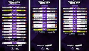 Ne manquez plus un match premier league grace a notre livescore de football anglais. La Premier League Est De Retour Des Ce Mercredi Sur Rmc Sport Calendrier Des Rencontres Le Zapping Du Paf