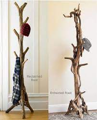 Reclaimed Root Coat Stand Branch Decor Tree Coat Rack Diy Branches