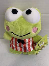 Sanrio Hello Kitty Keroppi Frog Green Plush 6” NWT | eBay