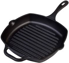 Victoria 10 In Seasoned Cast Iron Square Grill Pan Cast Iron Grill Cast Iron Grill Pan Seasoning Cast Iron