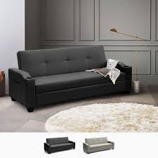 Divano letto che istituisce il libro ikea e. Divano In Similpelle Pronto Letto Con Contenitore Ambra