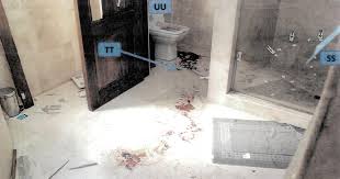 South african police services forensics department demo display of a crime scene, johannesburg, south africa. Evidence Photos Inside Oscar Pistorius Home Cbs News