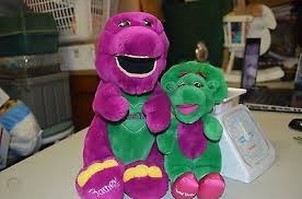 Vintage barney hand puppet baby bop bj plush from the 90's. Barney Plush Singing Dinosaur 10 Heart I Love You Baby Bop 7 Stuffed Doll Toy 494445709