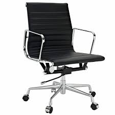 Eames Office Chair Replica Ag Ribbed Mid Back Office Chair Modernindesigns Com In 2020 Office Chair Modern Office Chair Black Office Chair