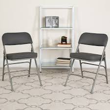 Gray Fabric Folding Chair Flaw Mc320af Gry Gg In 2020 Metal Folding Chairs Padded Folding Chairs Folding Chair