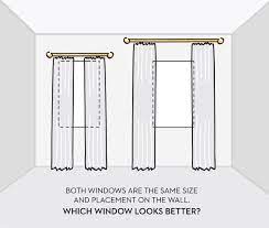 How To Hang Curtains Properly View From The Front Porch Master Bedroom Window Treatments Hanging Curtains Hang Curtains High