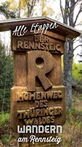 Rennsteig Wanderung Thuringer Wald Alle Etappen Mit Gps Track Rennsteig Rennsteig Wandern Thuringer Wald