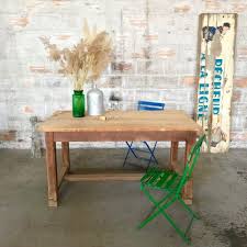 Table De Ferme En Bois Brocanteandco Boutique En Ligne De Brocante Table De Ferme Ferme En Bois Bois
