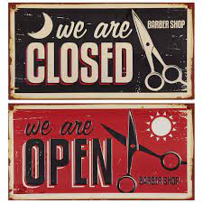 Coiffeur Barbier Stamped Metal Wall Art L 70 Cm Coiffeur Barbier Coiffeur Salon De Barbier