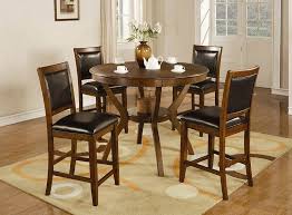 nelms round counter height table in