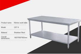 Choose from vast arrays of kitchen work bench table to meet your needs. Stainless Steel Kitchen Work Table Restaurant Workbench Kitchen Food 2 Layers Steel Table Buy Stainless Steel Work Table Stainless Steel Kitchen Work Table Restaurant 2 Layer Work Table Product On Alibaba Com