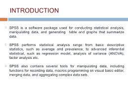 Application Of Spss Usha 1